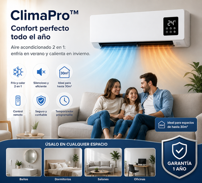 ULTIMAS UNIDADES - Aire Acondicionado 2 En 1 + ENVÍO GRATIS