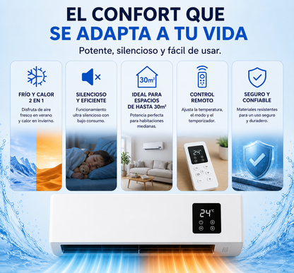 ULTIMAS UNIDADES - Aire Acondicionado 2 En 1 + ENVÍO GRATIS